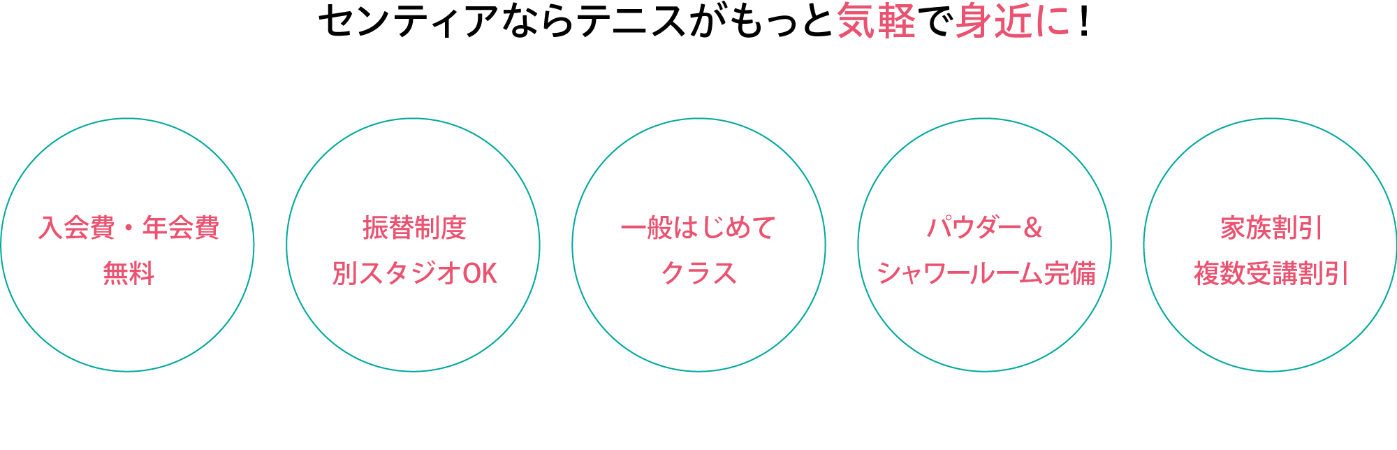 センティアならもっと気軽で身近に。まずは体験してみませんか